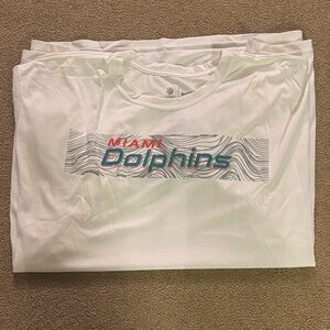 Brand New Men’s 4XL White Miami Dolphins Nike Short Sleeve T-Shirt